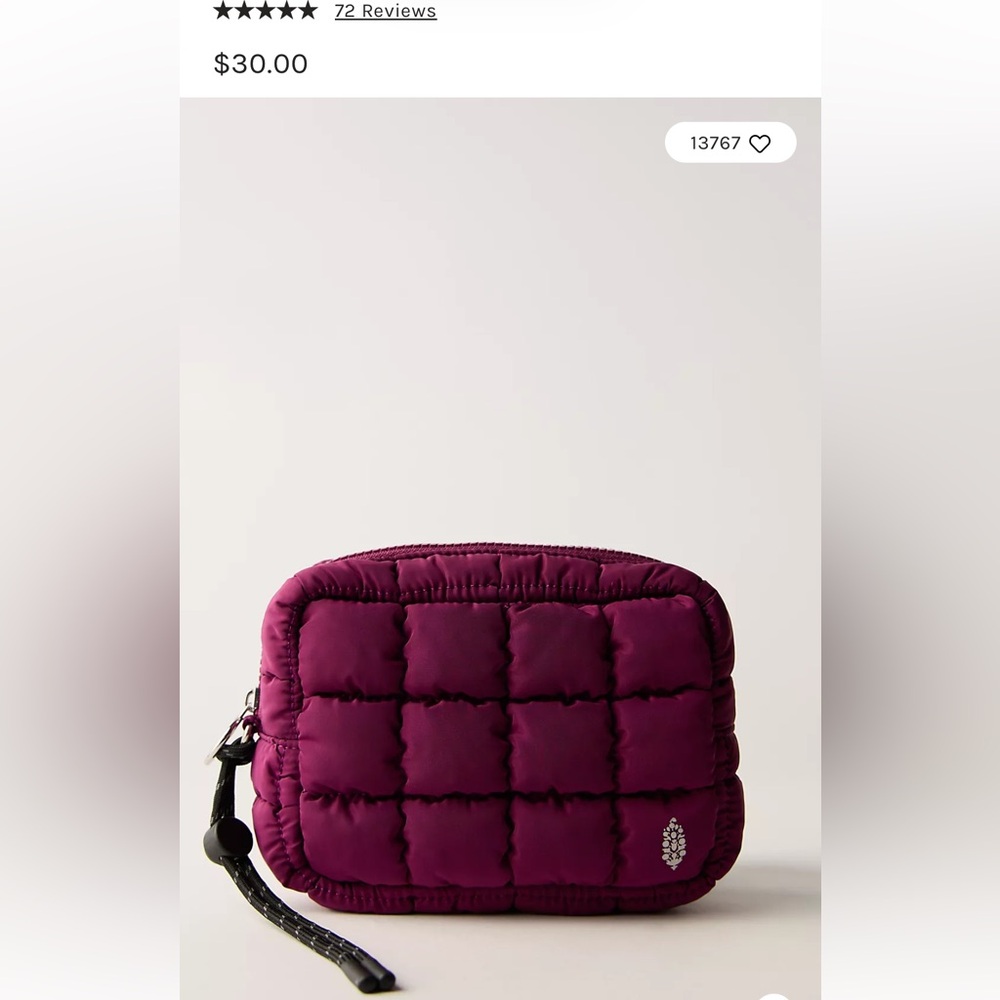 Free People Quilted Mini Case